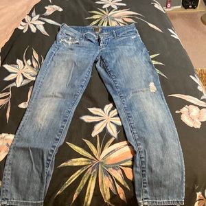 Mother the Looker crop color Graffiti Girl